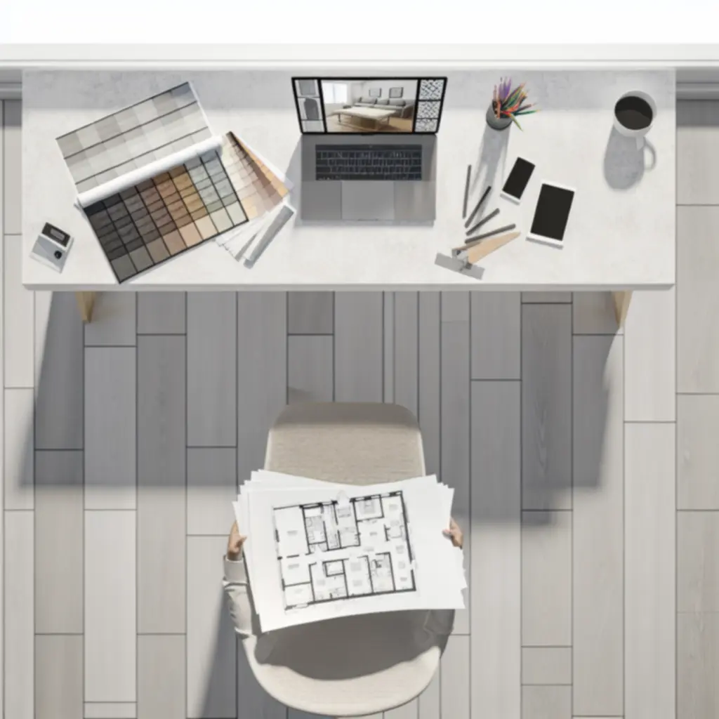 Przestrzeń do pracy i designu w kuchni