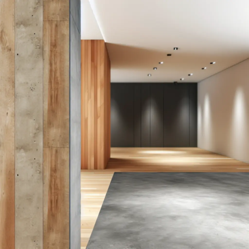 Materiały i dekoracyjne elementy wnętrza